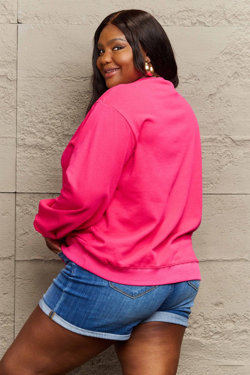 Full Size IT'S FALL Y'ALL Graphic Sweatshirt - Deb Shops