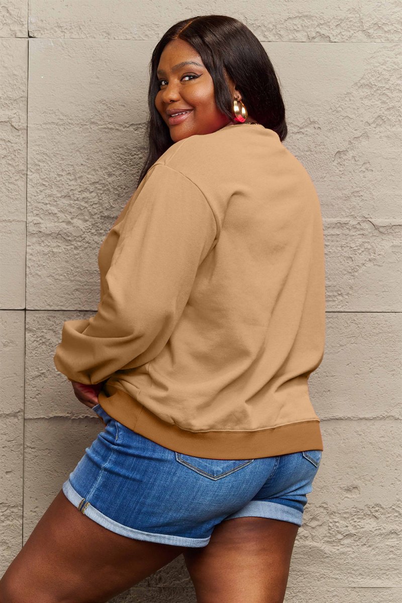 Full Size IT'S FALL Y'ALL Graphic Sweatshirt - Deb Shops