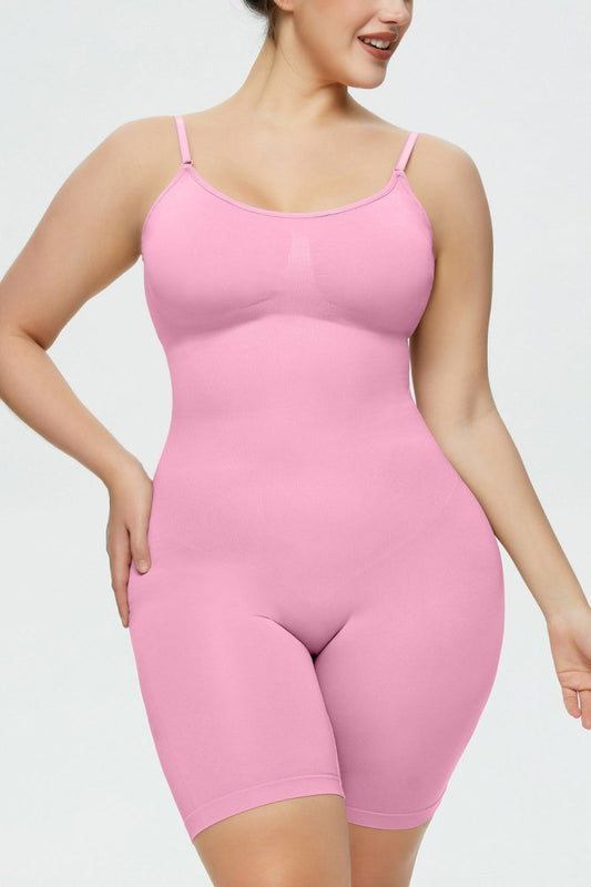 Full Size Spaghetti Strap Shaping Romper - Deb Shops