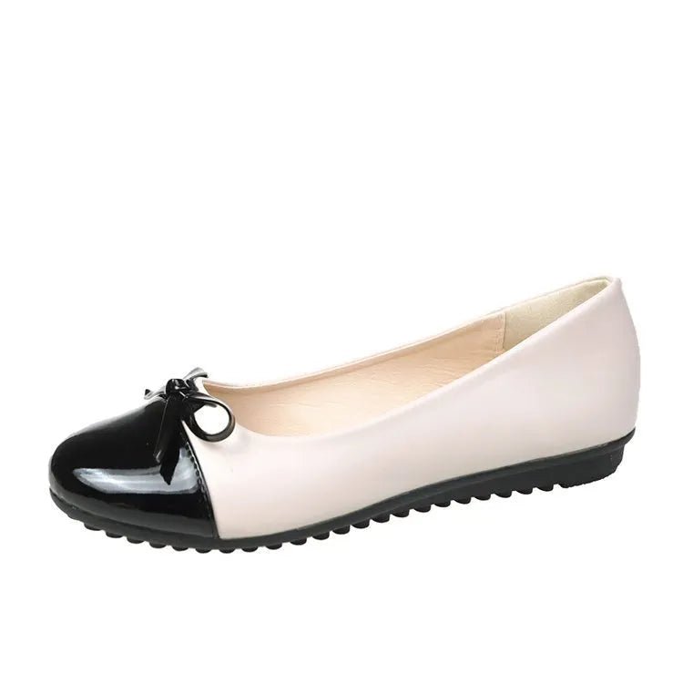 Round Toe Bow Flats - Deb Shops