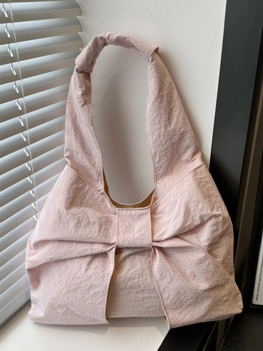 Ruched Bow Shoulder Bag - Deb Shops