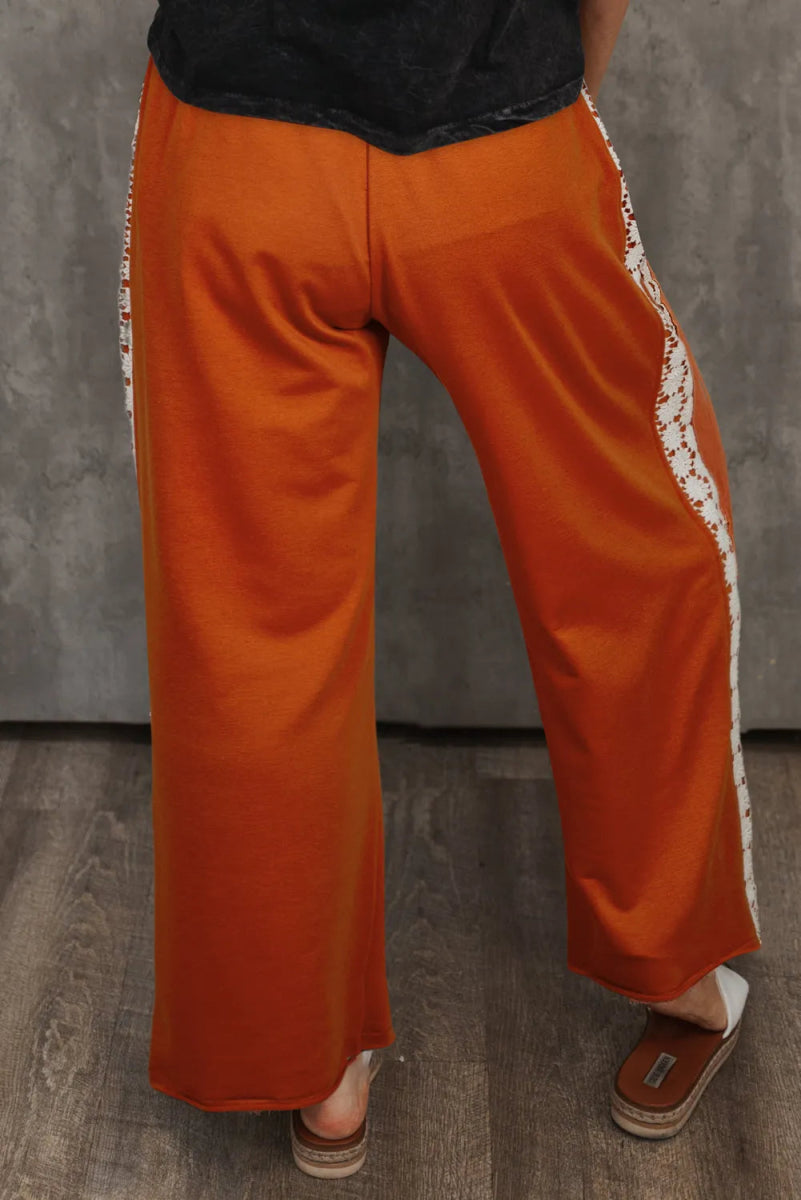 Wide Leg Pants with Spacious Pockets - Deb Shops