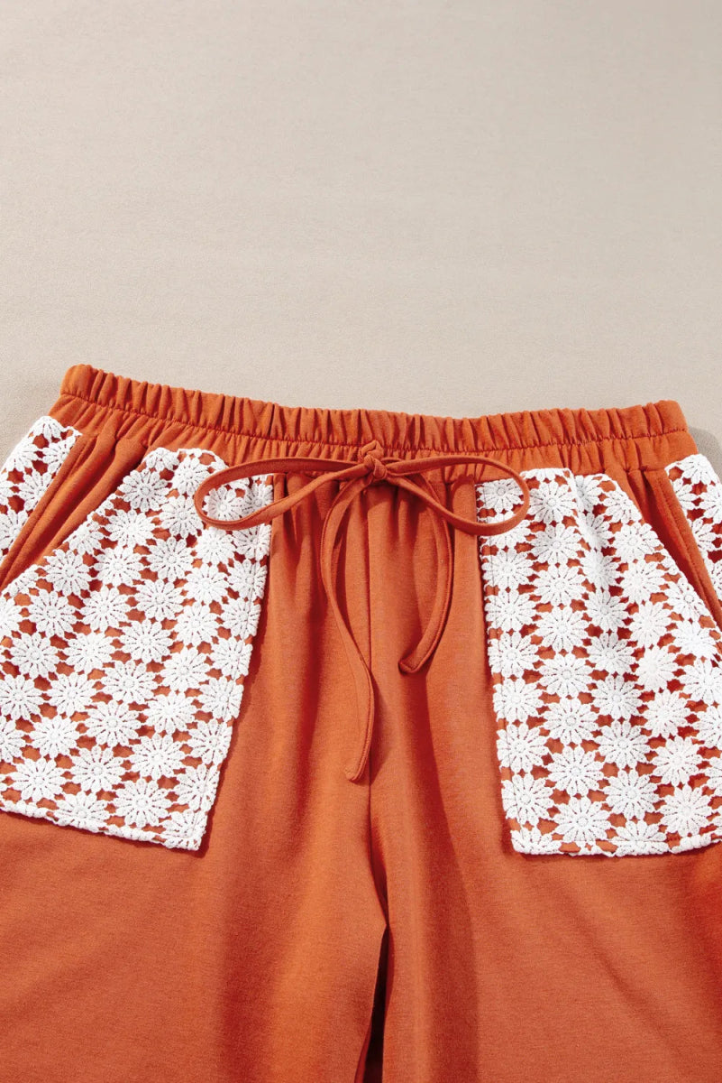 Wide Leg Pants with Spacious Pockets - Deb Shops