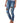 Waist Skinny Patchwork Irregular Ribbed Holes Pencil Stretch Slim Jeans - Debshops