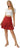 Women's Floral Flowy Skirt, Hight Waist Tiered Ruffle Mini Skirt with Drawstring - Debshops