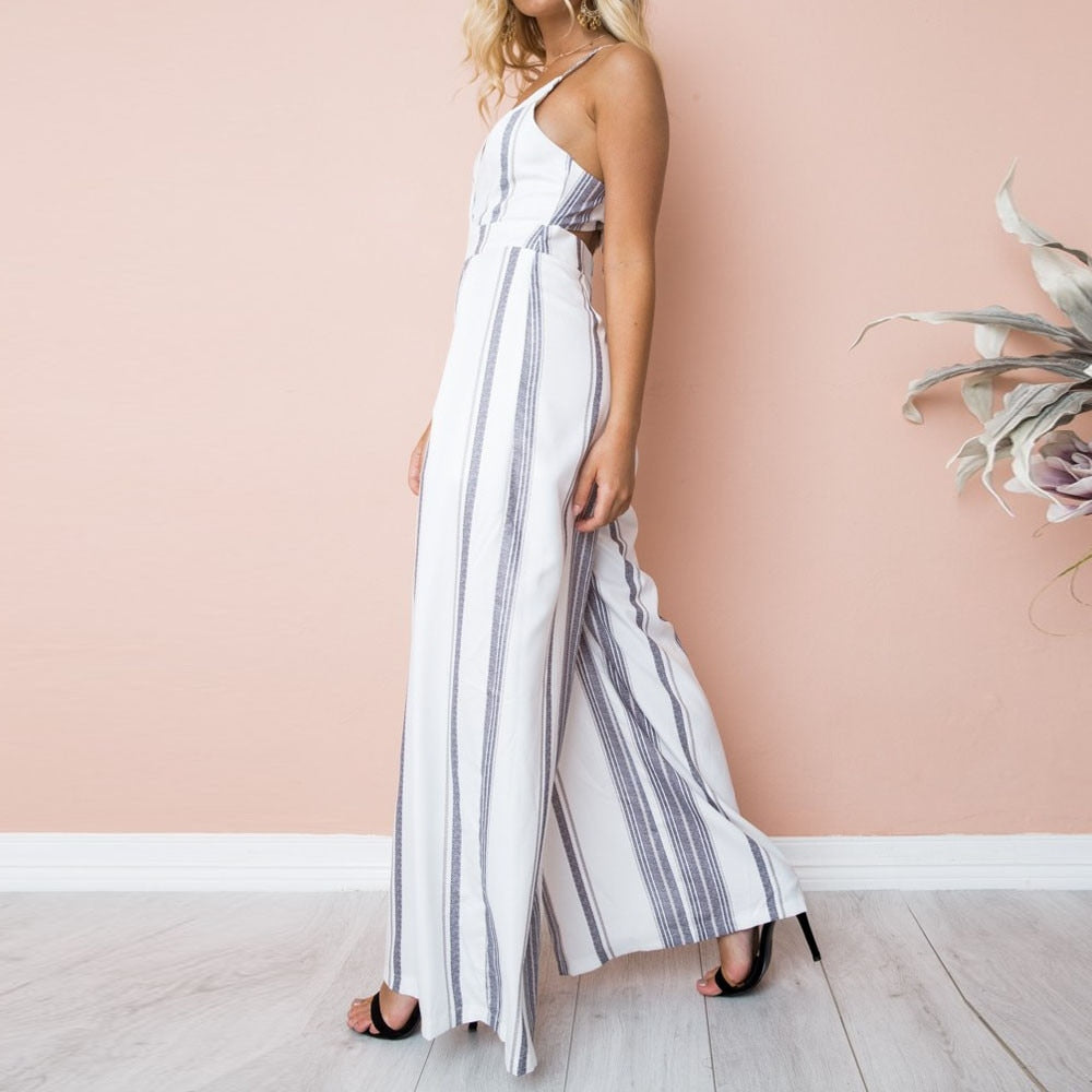 Sleeveless Long Jumpsuit - Debshops