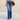 Boyfriend Elastic Waist Slim Fit Elegant Denim Bell Bottom Streetwear Flared Jeans - Debshops