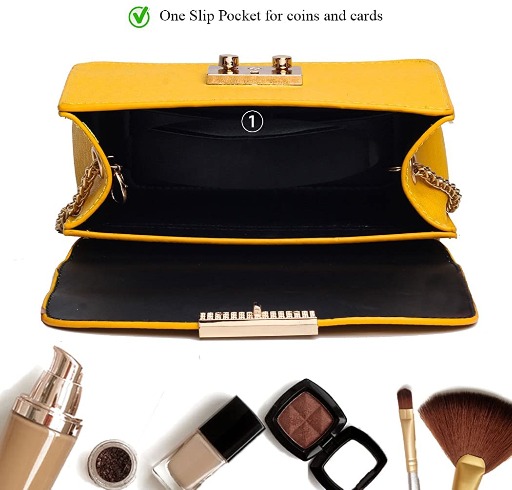 Small Crossbody Bag Chain Shoulder Clutch Purse - Debshops