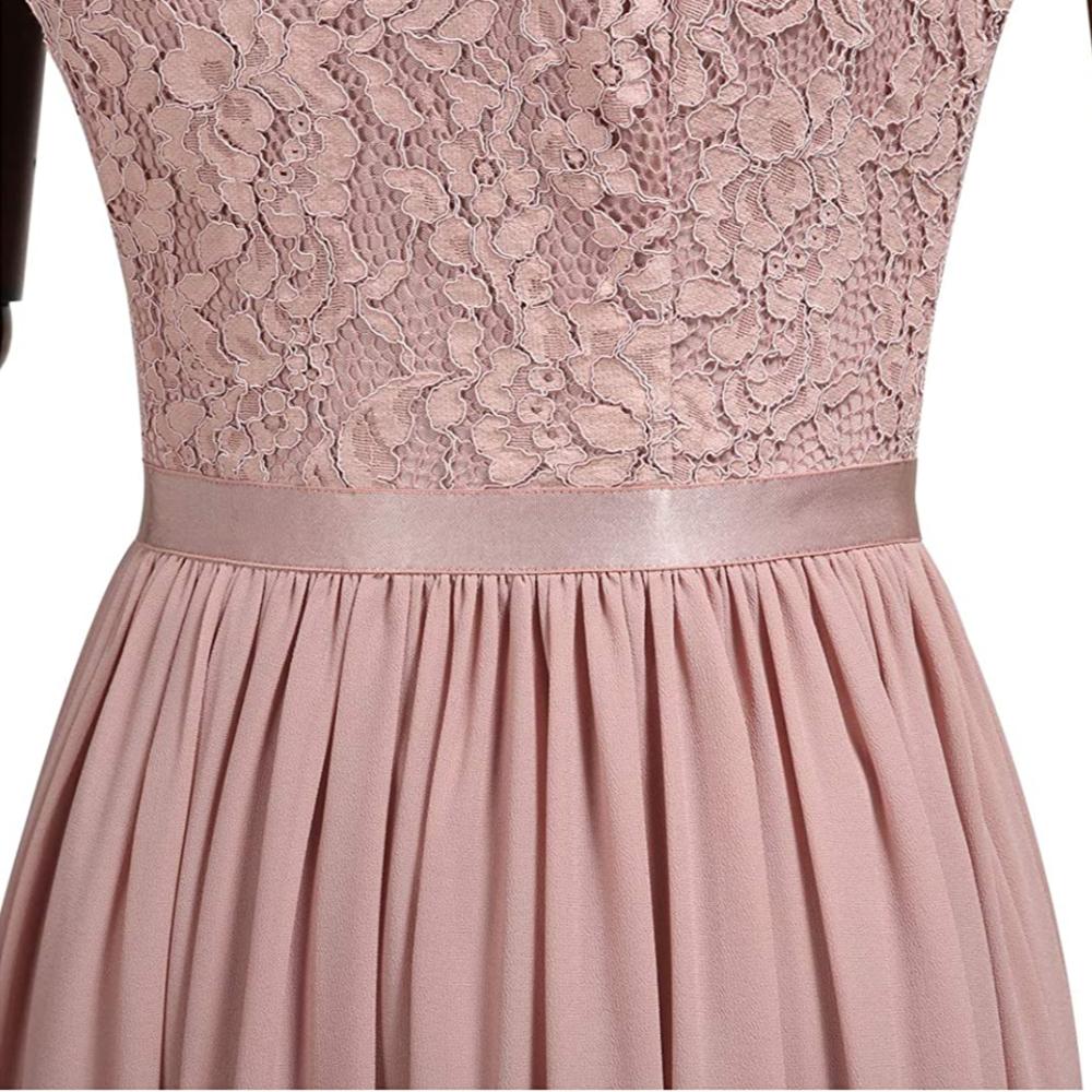 Floral Lace Evening Party Maxi Dress - Debshops