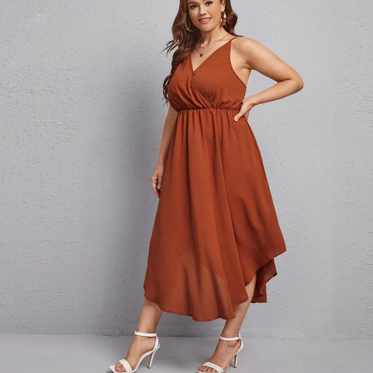 Sleeveless Plus Size Dress - Deb Shops