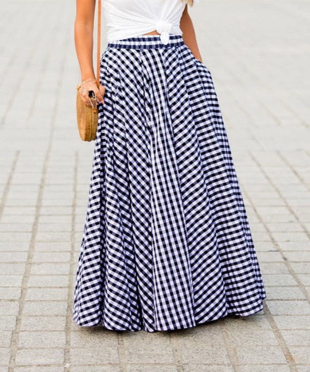 Swing Falda Maxi Skirt - Debshops