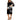 Elegant Transparent Sleeve Knee Length Dress - Debshops