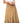 Women's Elegant Ankle Length Ruffle Hem Elastic Waist Midi Skirt - Debshops