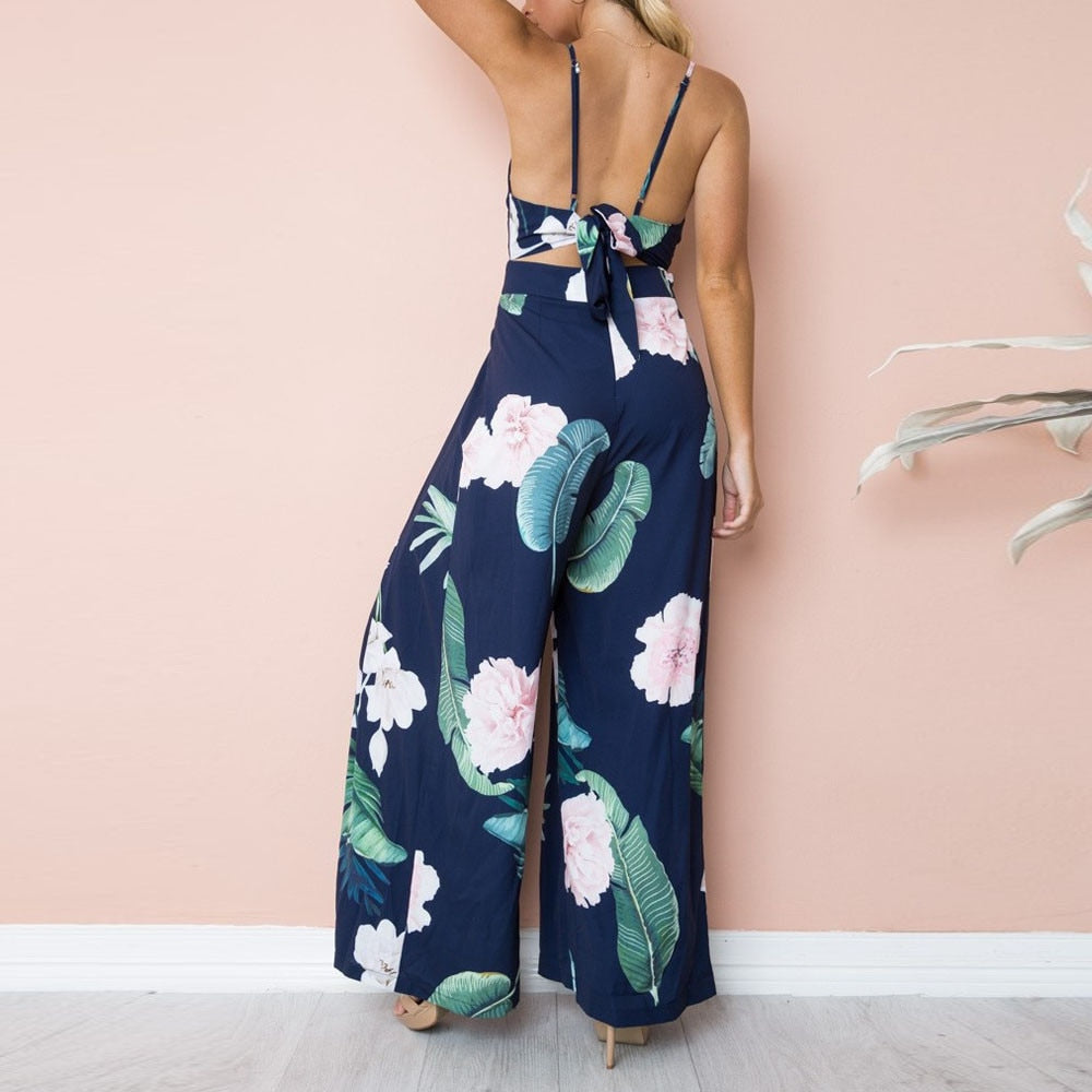 Sleeveless Long Jumpsuit - Debshops