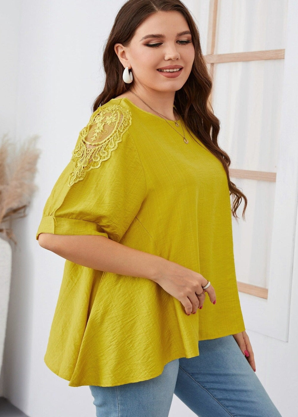 Plus Size Loose T shirt - Deb Shops