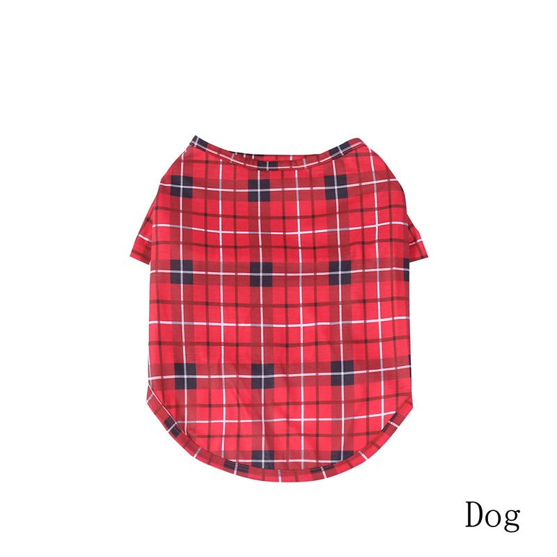 Christmas Matching Pajamas Plaid Cotton Family - Deb Shops