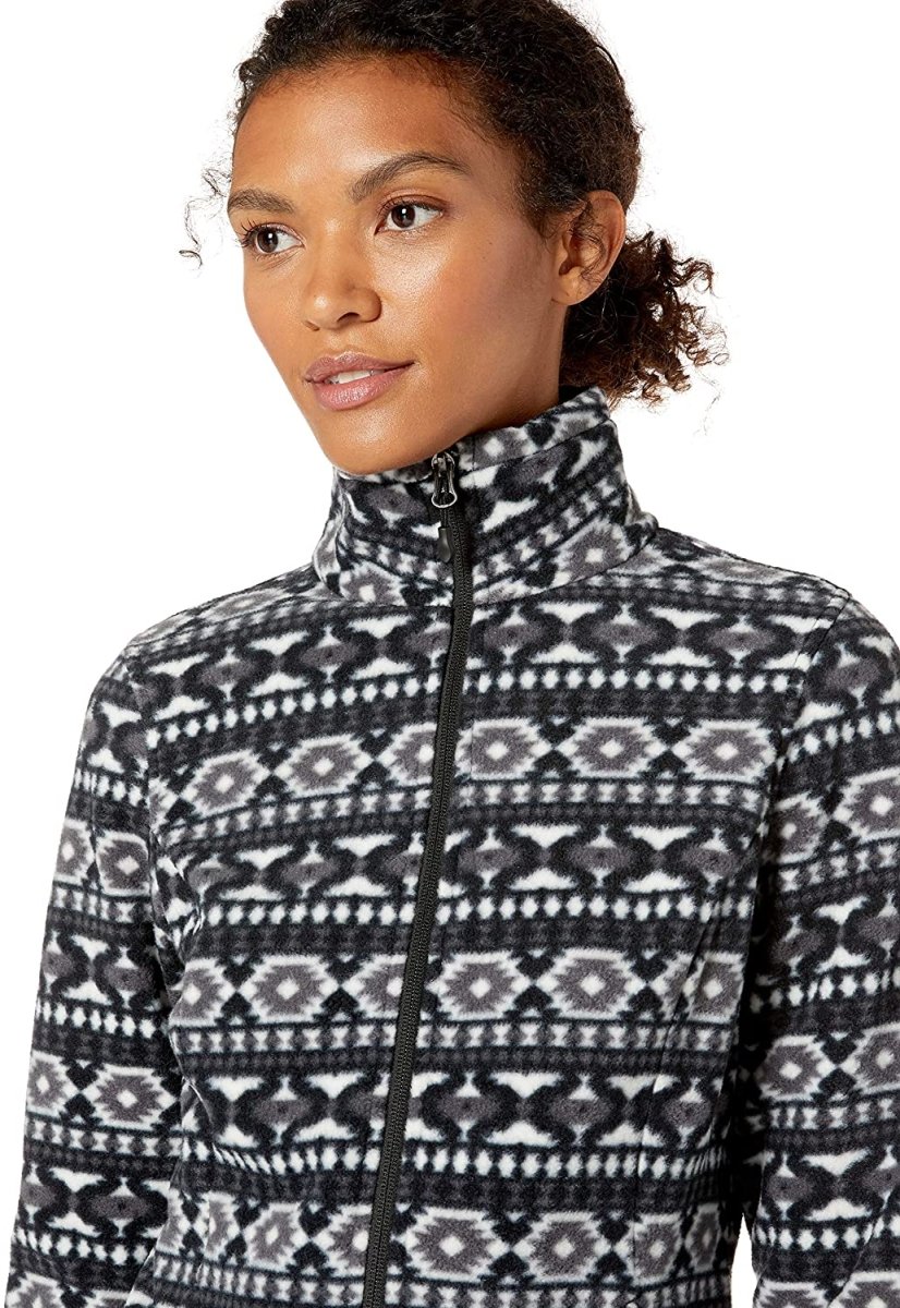 Classic Fit Long - Sleeve Full - Zip Fleece Jacket - Deb Shops