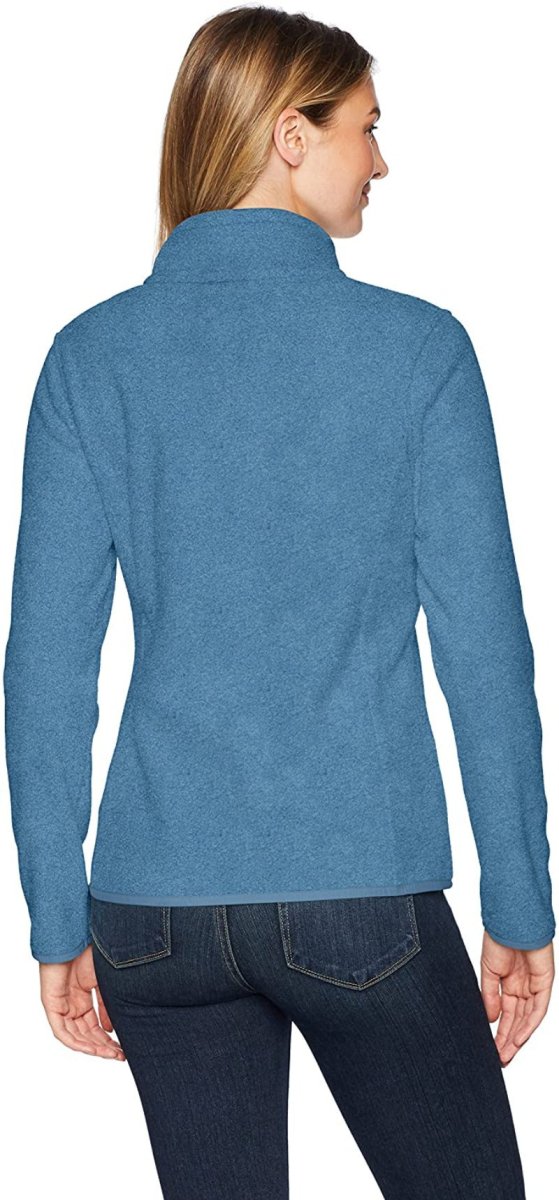Classic Fit Long - Sleeve Full - Zip Fleece Jacket - Deb Shops