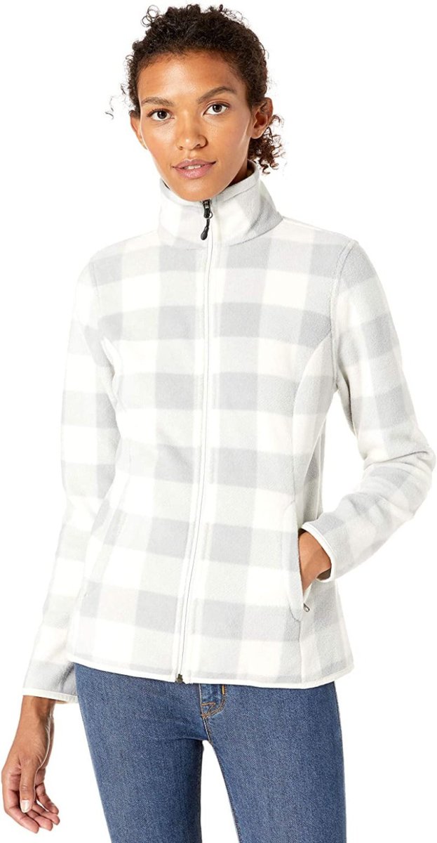 Classic Fit Long - Sleeve Full - Zip Fleece Jacket - Deb Shops