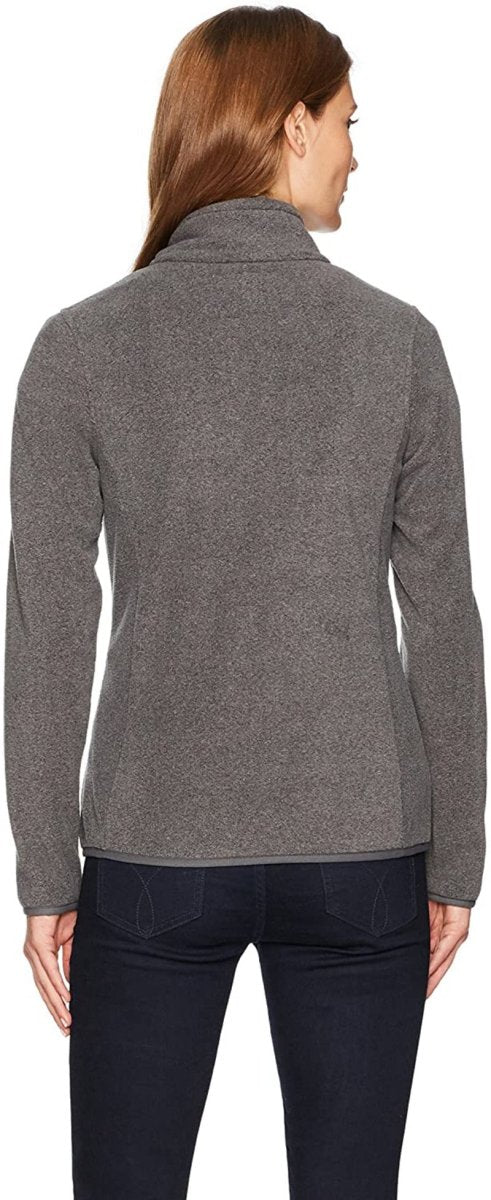Classic Fit Long - Sleeve Full - Zip Fleece Jacket - Deb Shops