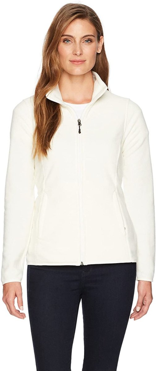 Classic Fit Long - Sleeve Full - Zip Fleece Jacket - Deb Shops