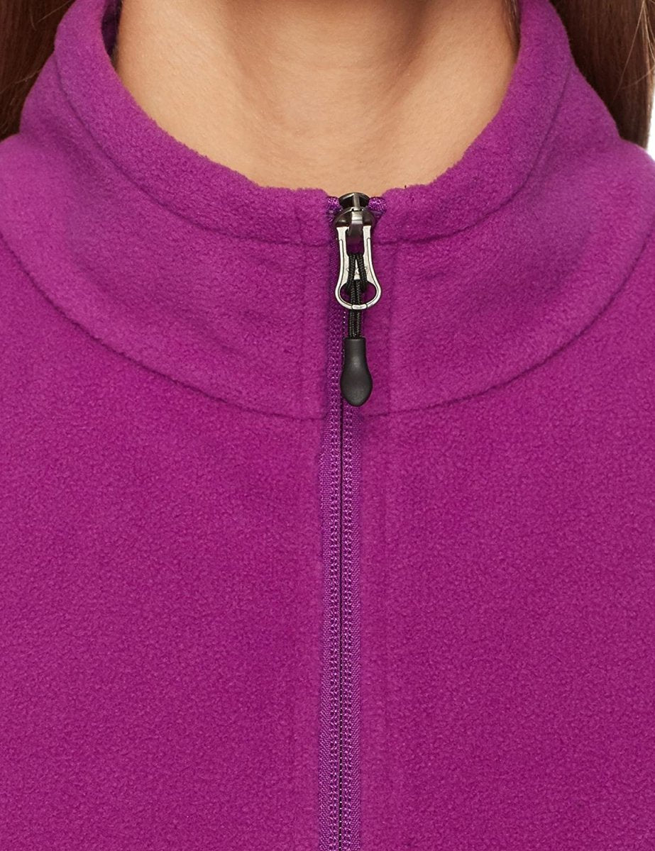 Classic Fit Long - Sleeve Full - Zip Fleece Jacket - Deb Shops