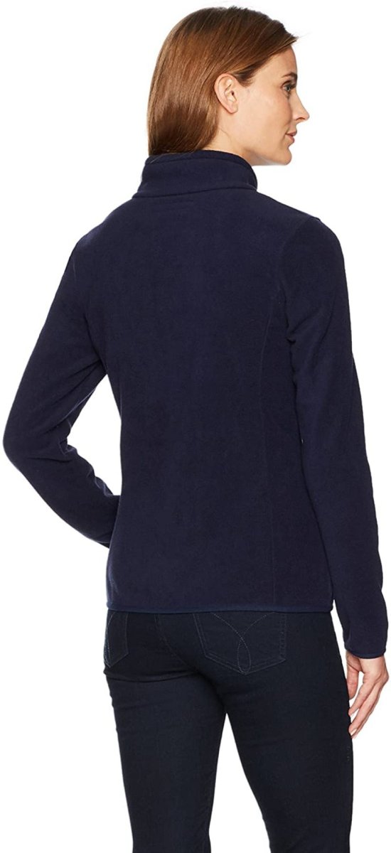 Classic Fit Long - Sleeve Full - Zip Fleece Jacket - Deb Shops