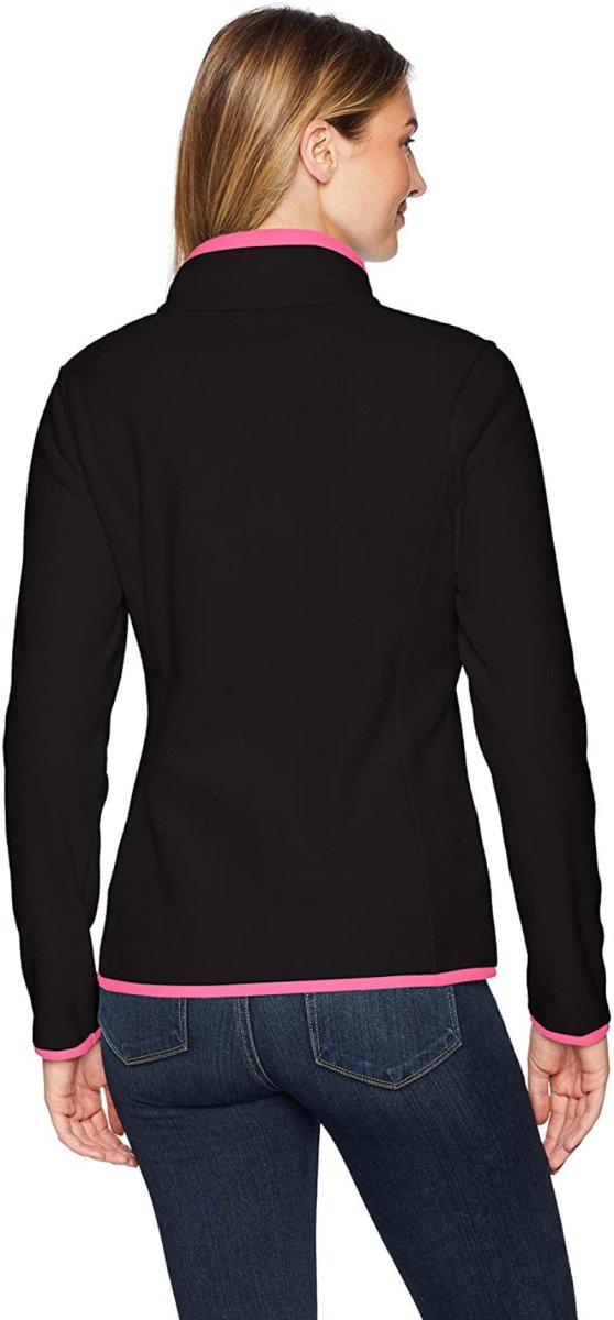 Classic Fit Long - Sleeve Full - Zip Fleece Jacket - Deb Shops