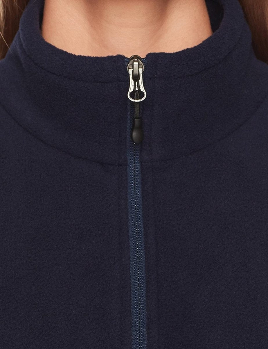 Classic Fit Long - Sleeve Full - Zip Fleece Jacket - Deb Shops