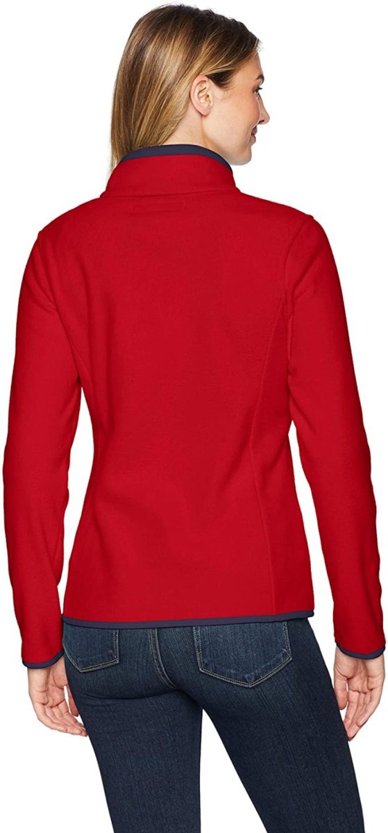 Classic Fit Long - Sleeve Full - Zip Fleece Jacket - Deb Shops