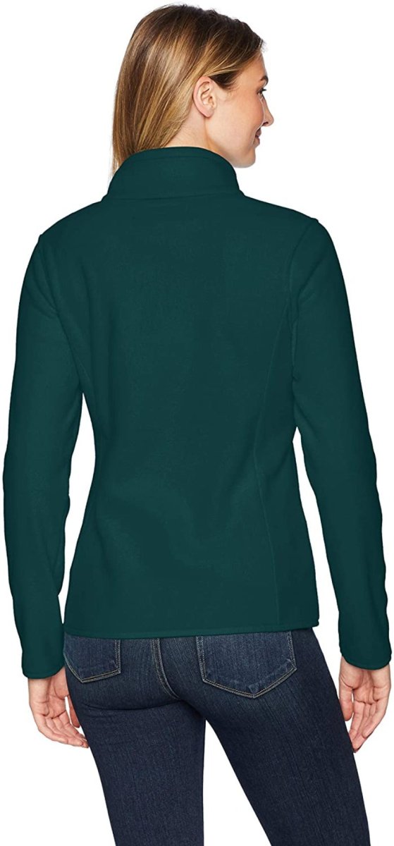 Classic Fit Long - Sleeve Full - Zip Fleece Jacket - Deb Shops