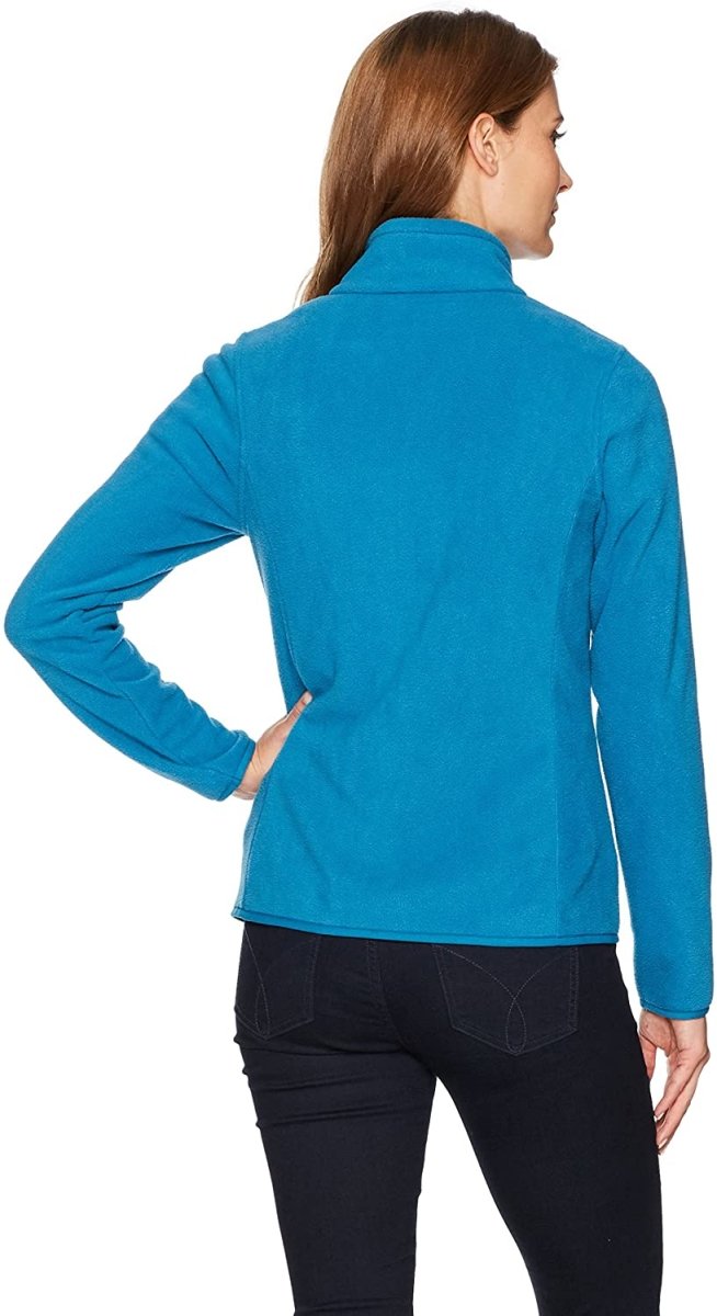 Classic Fit Long - Sleeve Full - Zip Fleece Jacket - Deb Shops