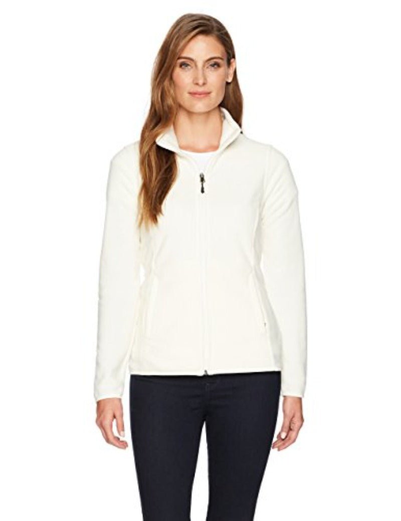 Classic Fit Long - Sleeve Full - Zip Fleece Jacket - Deb Shops