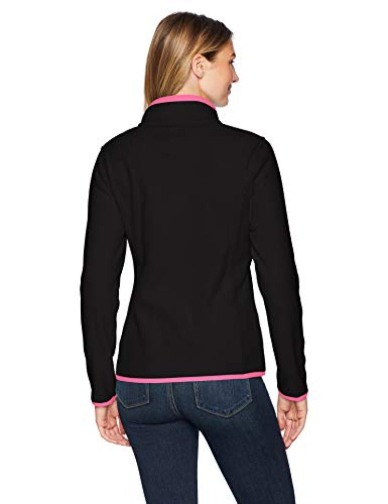 Classic Fit Long - Sleeve Full - Zip Fleece Jacket - Deb Shops