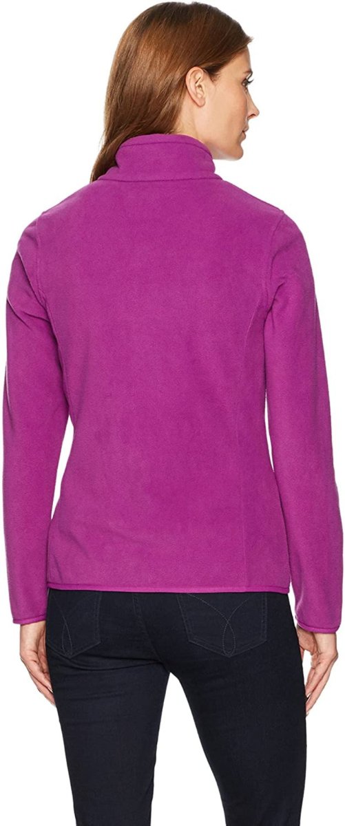 Classic Fit Long - Sleeve Full - Zip Fleece Jacket - Deb Shops
