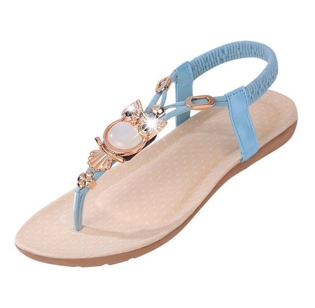 Comfort Rhinestone Sandals - Deb Shops