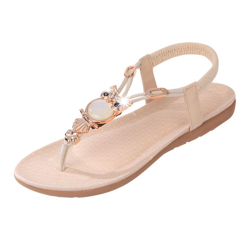Comfort Rhinestone Sandals - Deb Shops