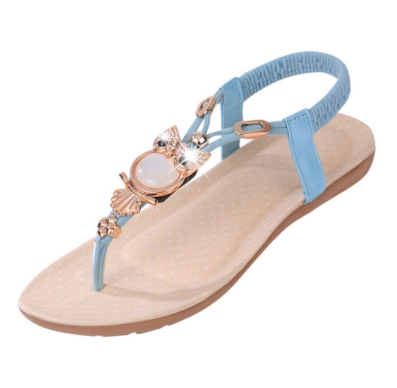 Comfort Rhinestone Sandals - Deb Shops