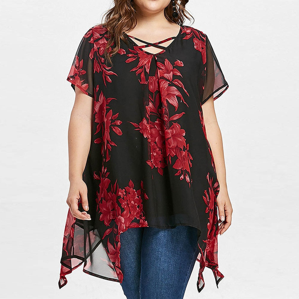 Plus Size Stylish Blouse - Deb Shops