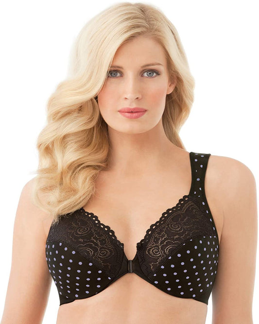 Plus Size Full Figure Wonder-wire Front Close Bra - Debshops