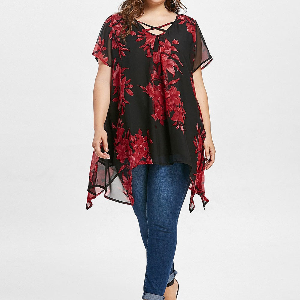 Plus Size Stylish Blouse - Deb Shops