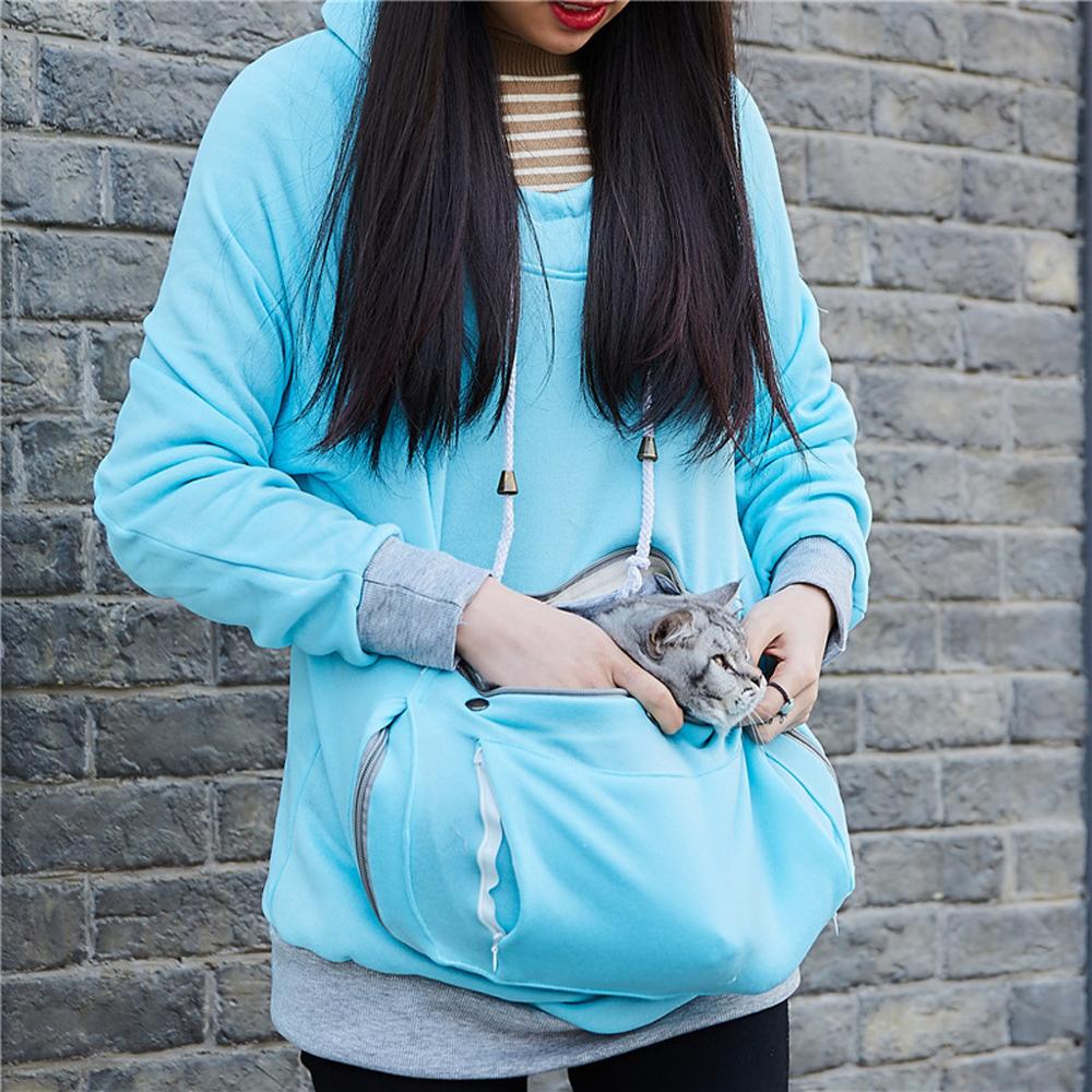 Hoodie Cuddle Pouch Sweatshirt Pocket Pullover - Deb Shops