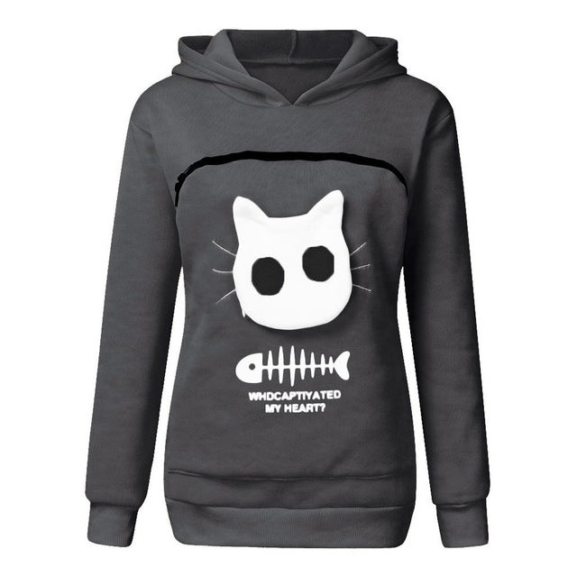 Hoodie Cuddle Pouch Sweatshirt Pocket Pullover - Deb Shops
