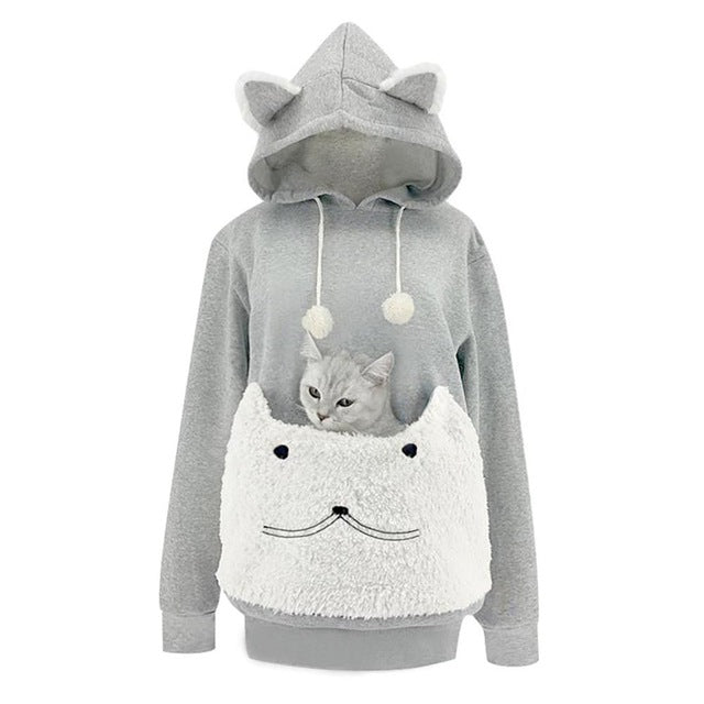 Hoodie Cuddle Pouch Sweatshirt Pocket Pullover - Deb Shops
