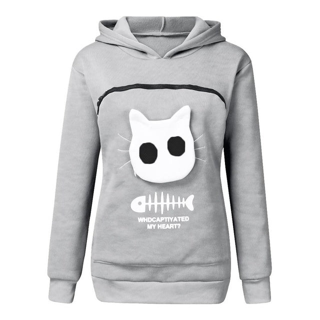 Hoodie Cuddle Pouch Sweatshirt Pocket Pullover - Deb Shops