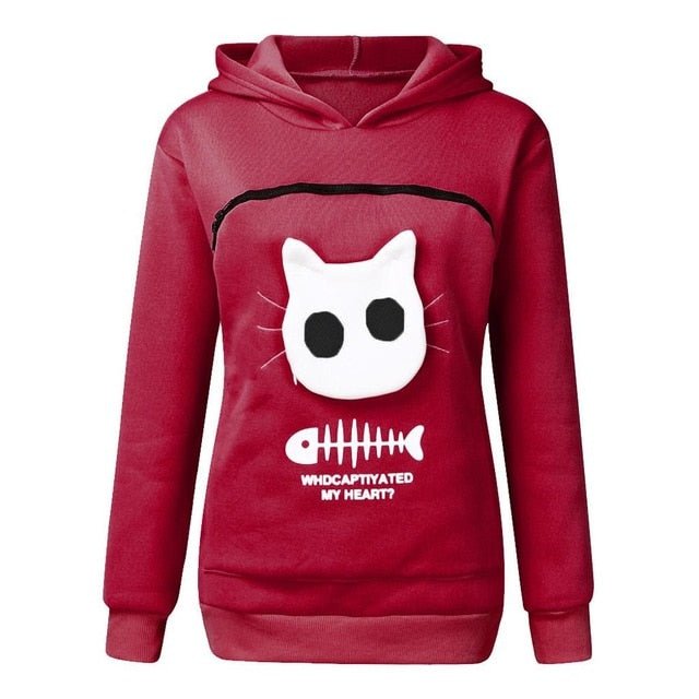 Hoodie Cuddle Pouch Sweatshirt Pocket Pullover - Deb Shops