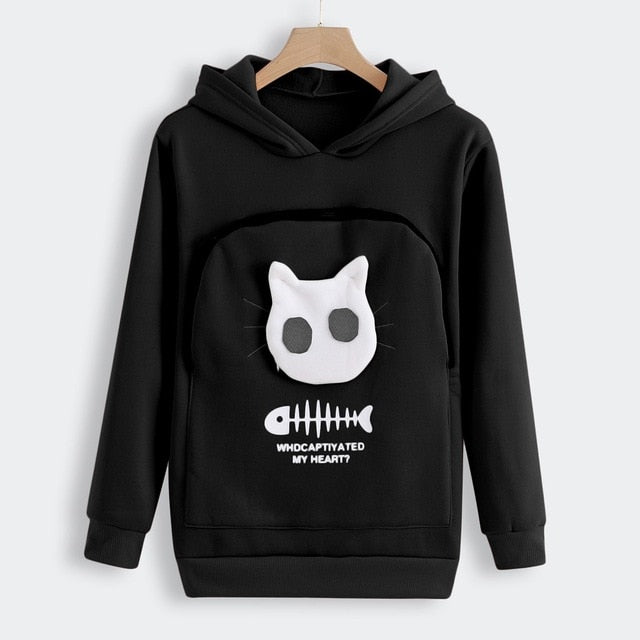 Hoodie Cuddle Pouch Sweatshirt Pocket Pullover - Deb Shops