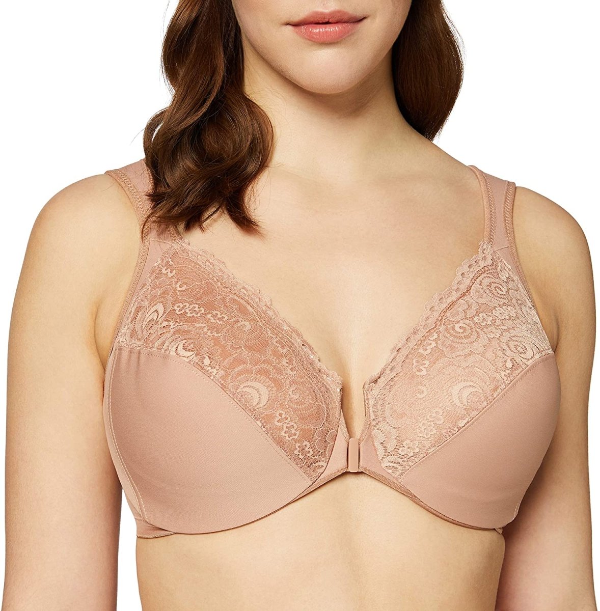 Plus Size Full Figure Wonder - wire Front Close Bra - Deb Shops