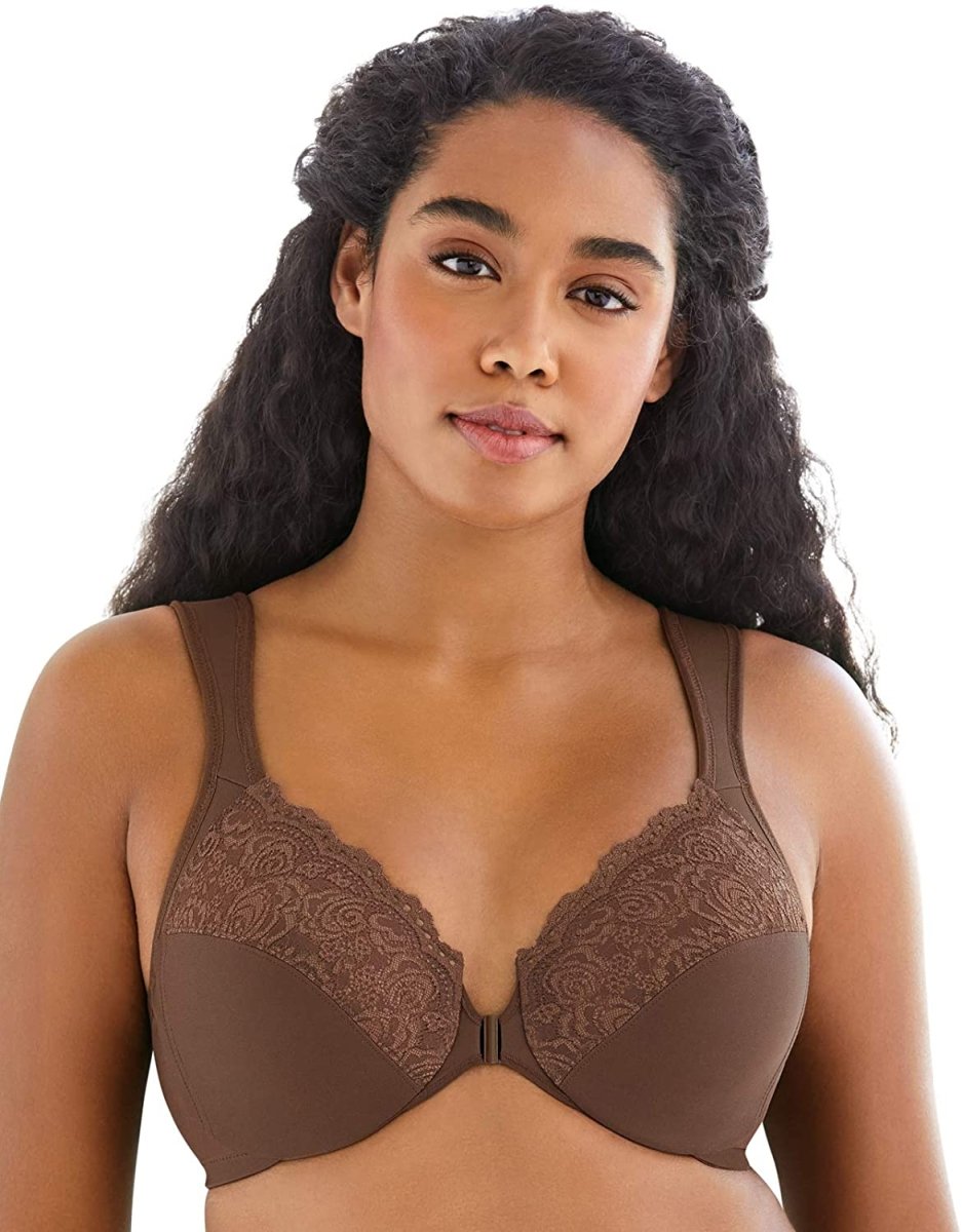 Plus Size Full Figure Wonder - wire Front Close Bra - Deb Shops
