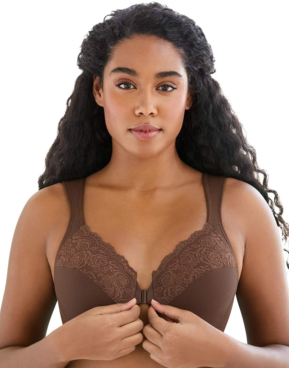 Plus Size Full Figure Wonder - wire Front Close Bra - Deb Shops